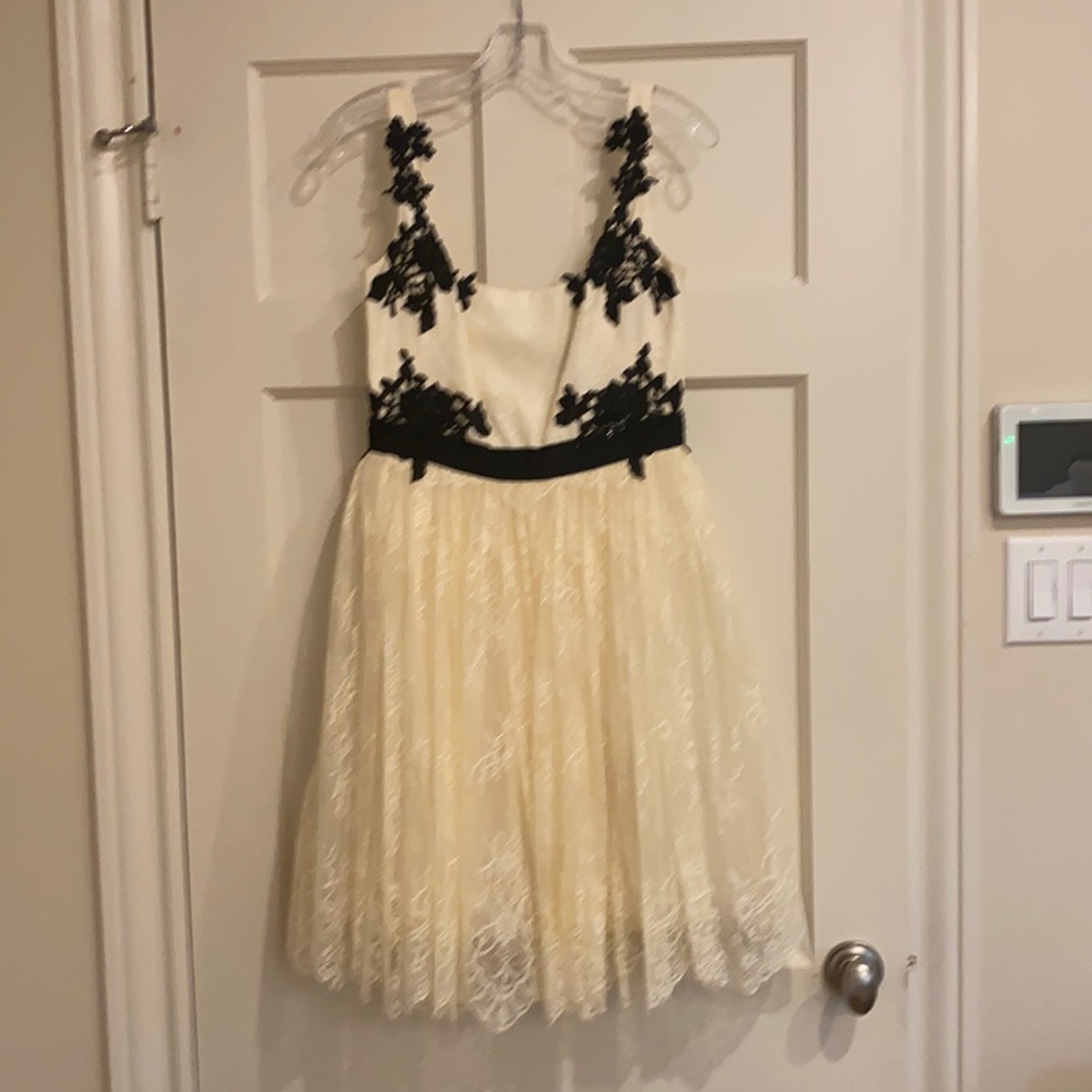 Marchesa Notte cocktail dress.